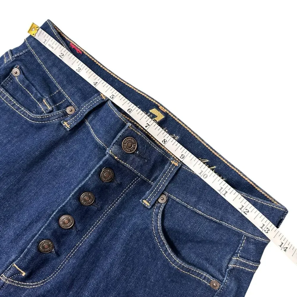 7 For All Mankind Women's Aubrey Cropped Skinny Jeans Size 27